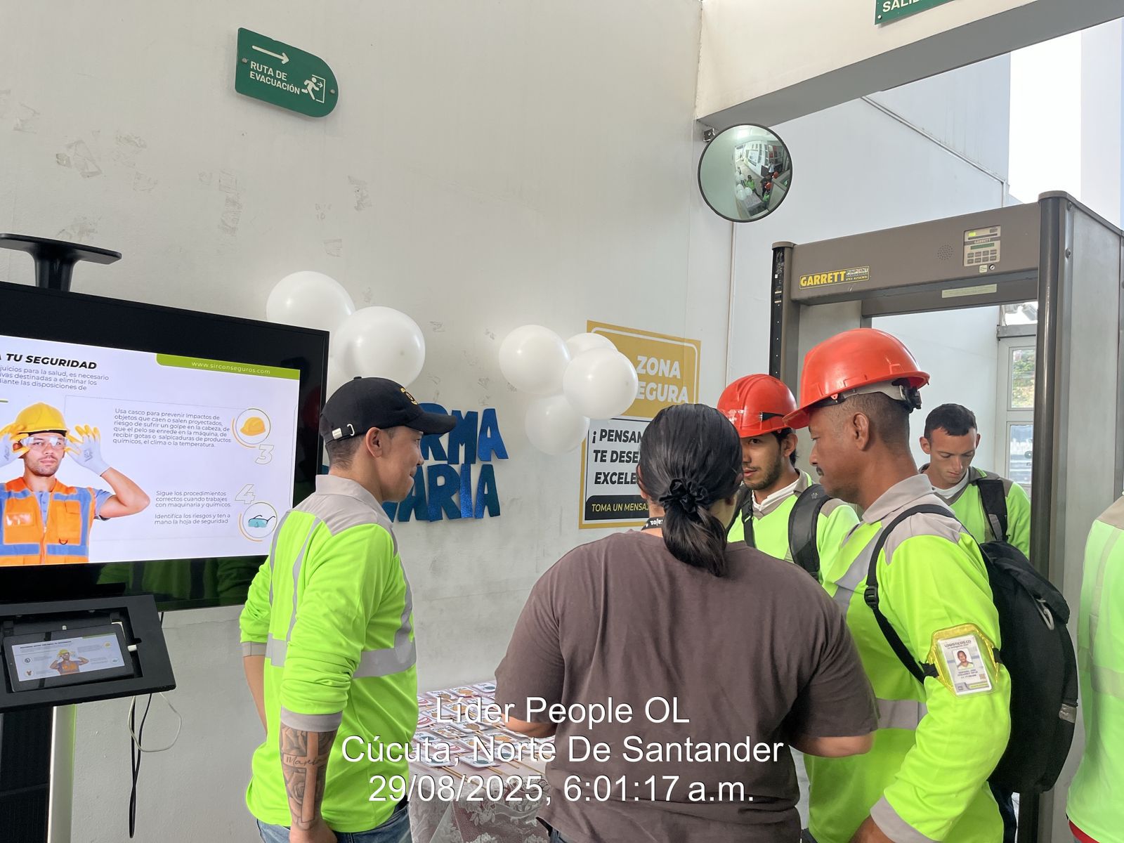 Evidencia de capacitación